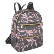 Wholesale - PRINTED MULTI POCKET VEGAN LEATHER MINI BACKPACK C/P 24, UPC: 089305271124